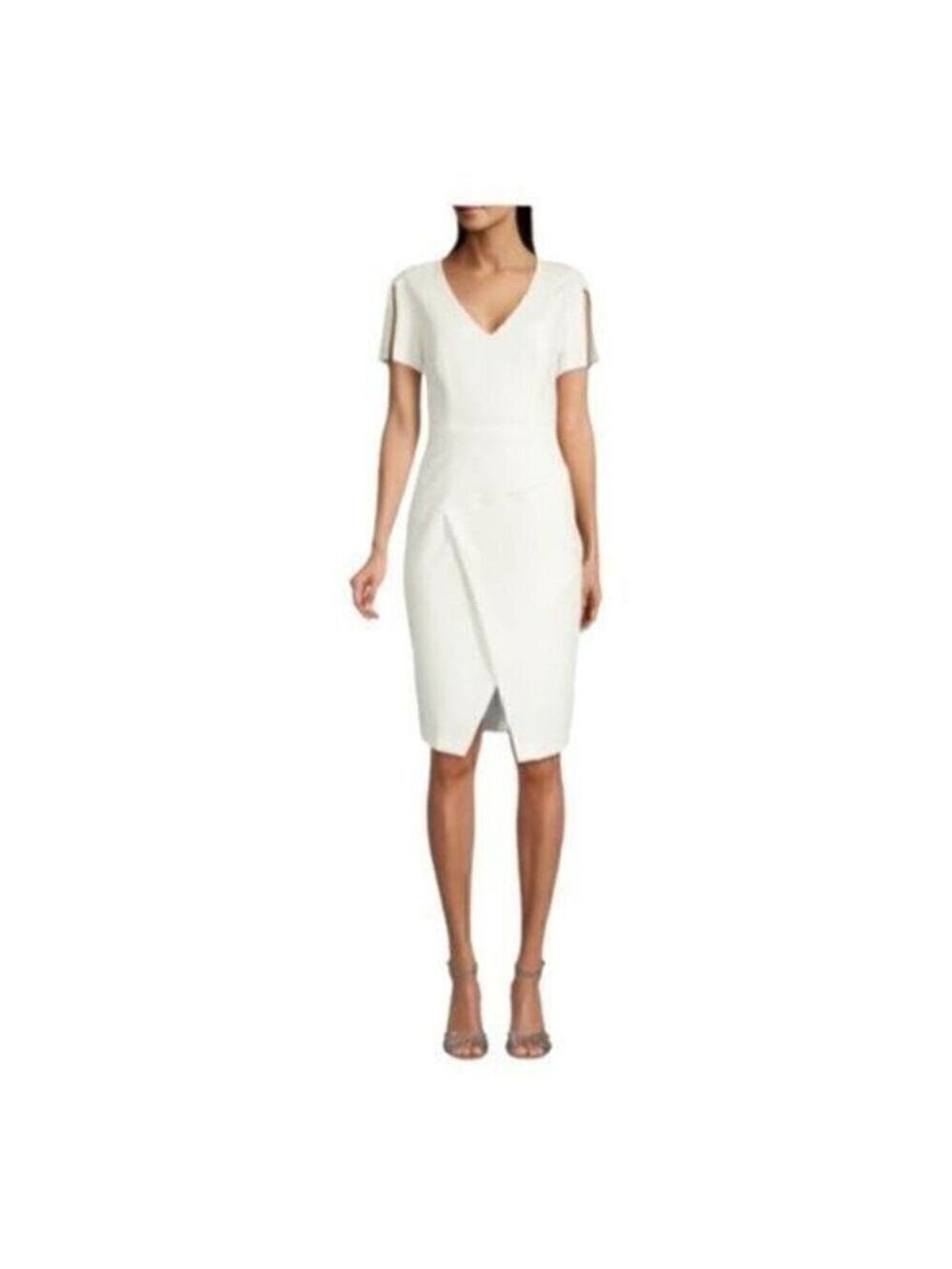 BLACK HALO Valor Sheath Wrap Dress Size 4 NWT